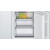 KIN865SE0, Beépíthető, alulfagyasztós hűtő-fagyasztó kombináció