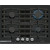 PRP6A6H40, Gas hob